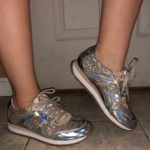 Aldo sparkly sneakers